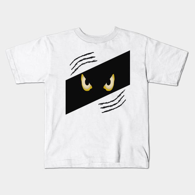 Eagle Eyes Claw Marks Kids T-Shirt by RPMELO